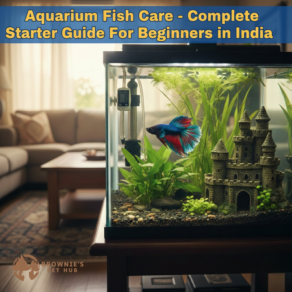 Aquarium Fish Care for Beginners in India (Tank Setup, Feeding & Water Guide)