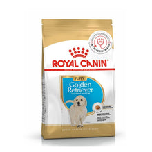 Royal Canin Golden Retriever Puppy dry dog food bag available at Brownie's Pet Hub.